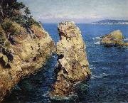 Guy Rose Point Lobos oil painting